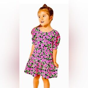 LILLY Floral Pink Kids Dress